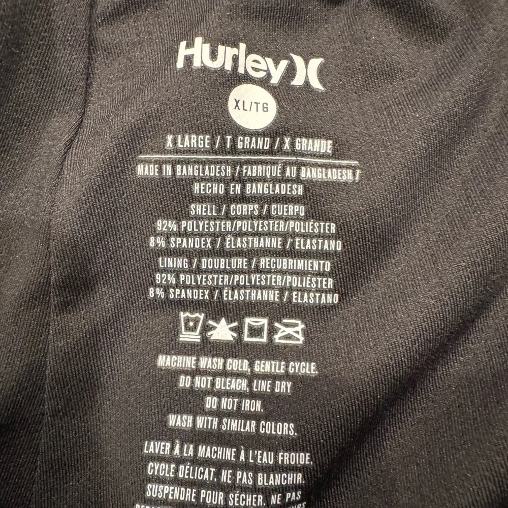 Hurley XL Tropical Palm Swim Trunks | Stretch Volley Shorts